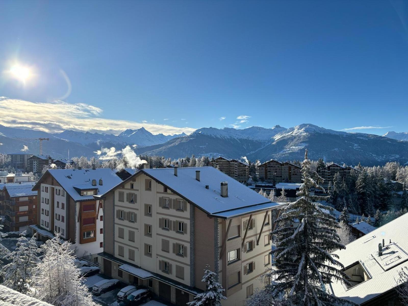 L'Eperon Center Crans Wonderful View Apartment ภายนอก รูปภาพ