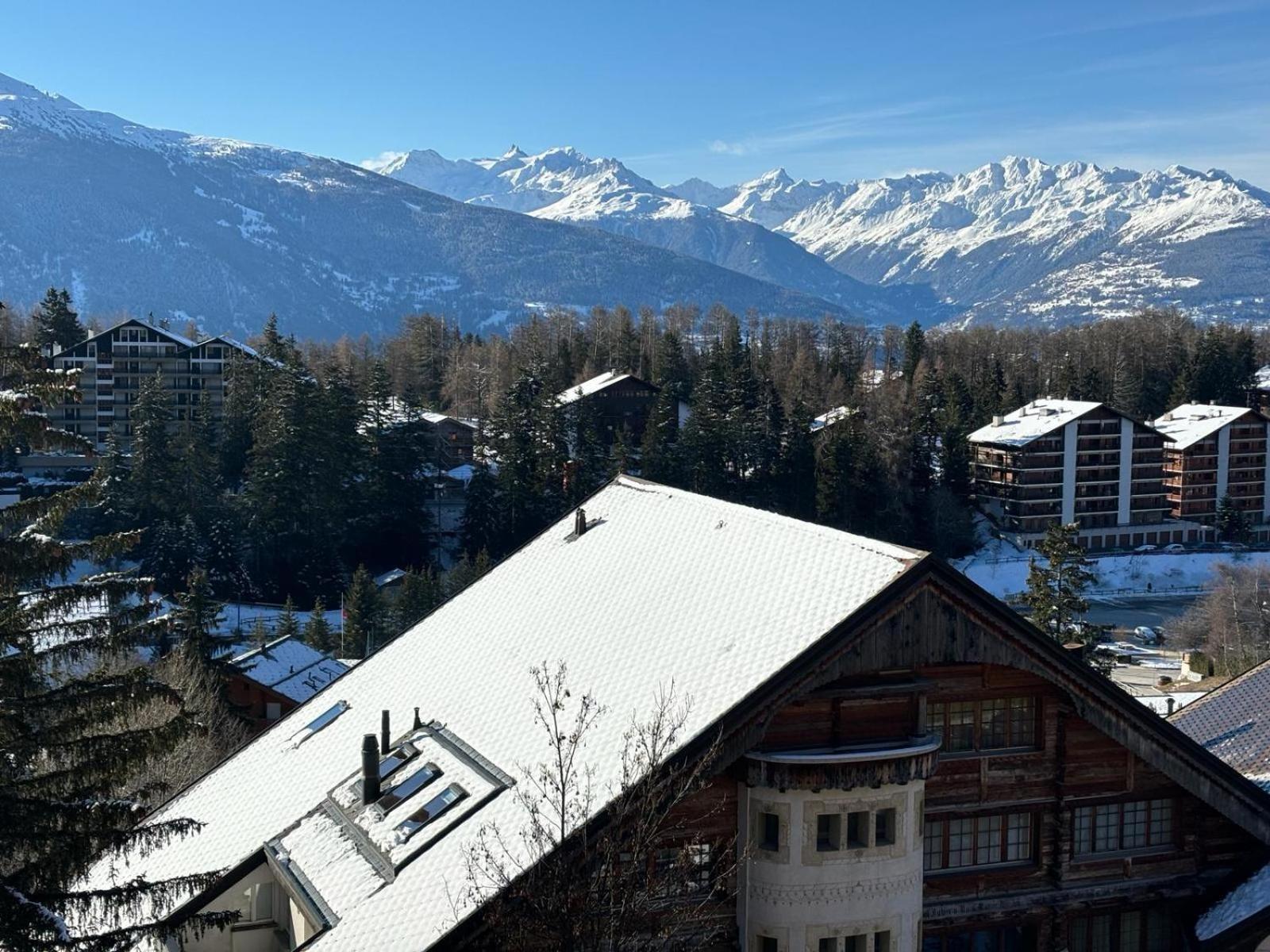 L'Eperon Center Crans Wonderful View Apartment ภายนอก รูปภาพ