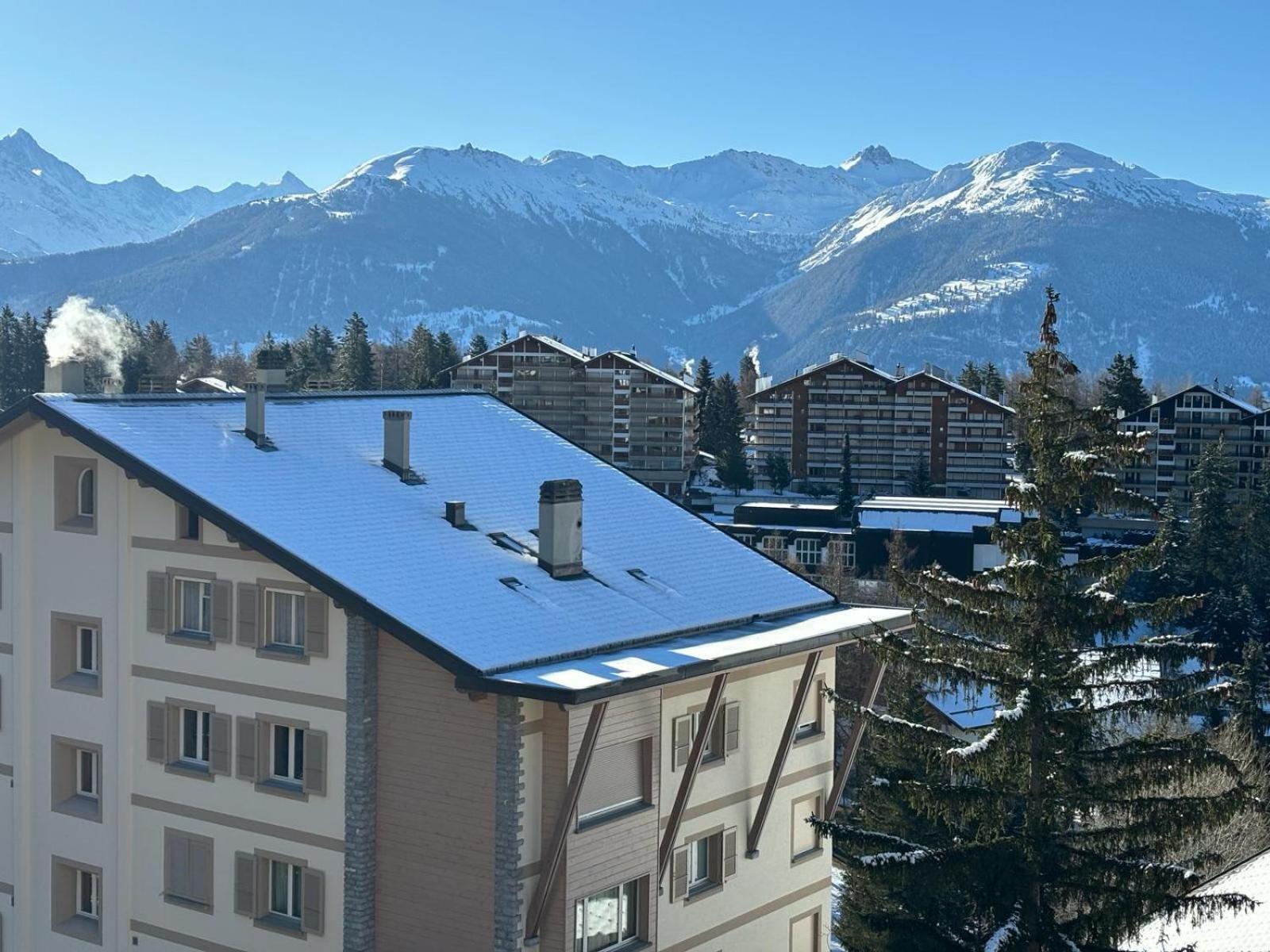 L'Eperon Center Crans Wonderful View Apartment ภายนอก รูปภาพ