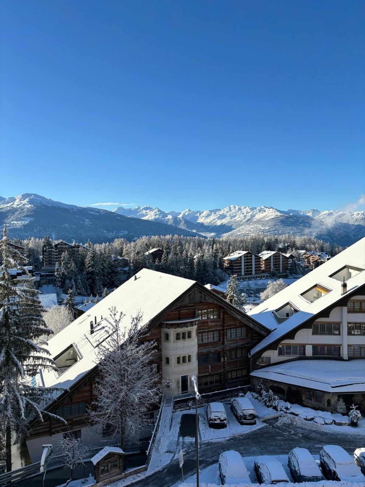 L'Eperon Center Crans Wonderful View Apartment ภายนอก รูปภาพ