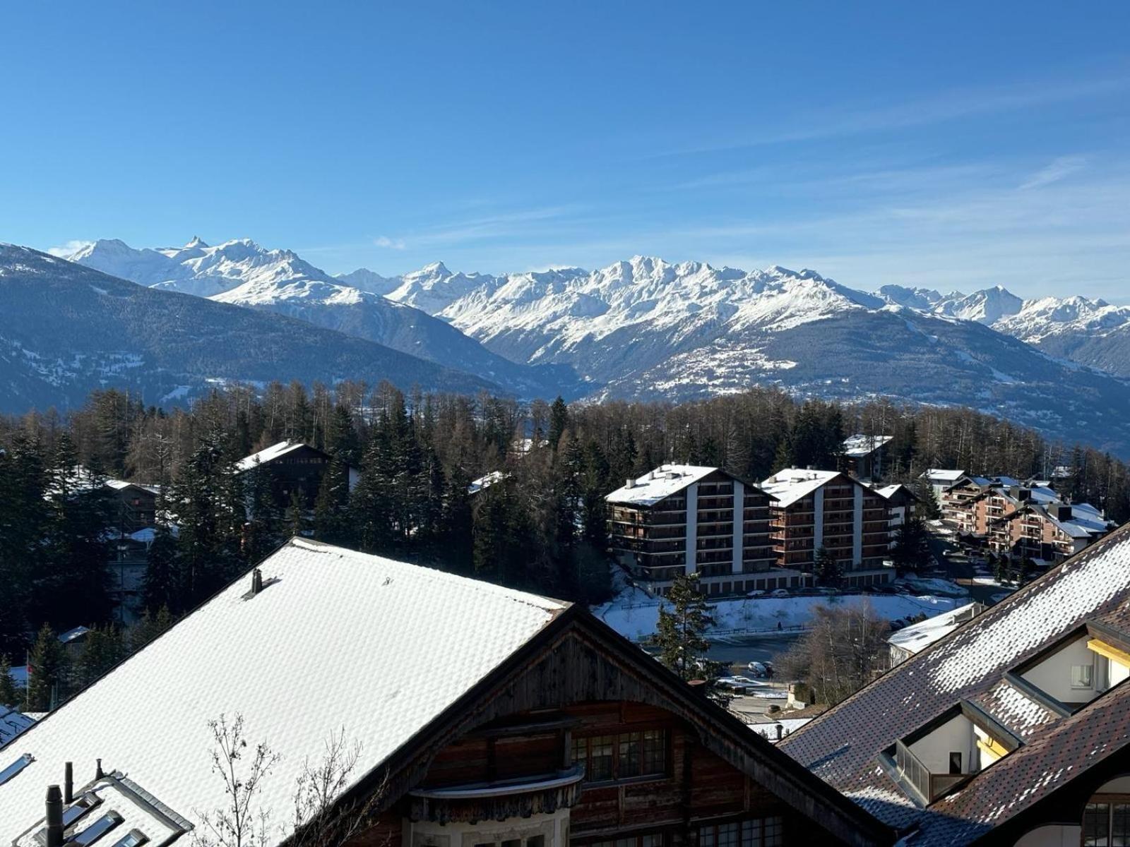 L'Eperon Center Crans Wonderful View Apartment ภายนอก รูปภาพ