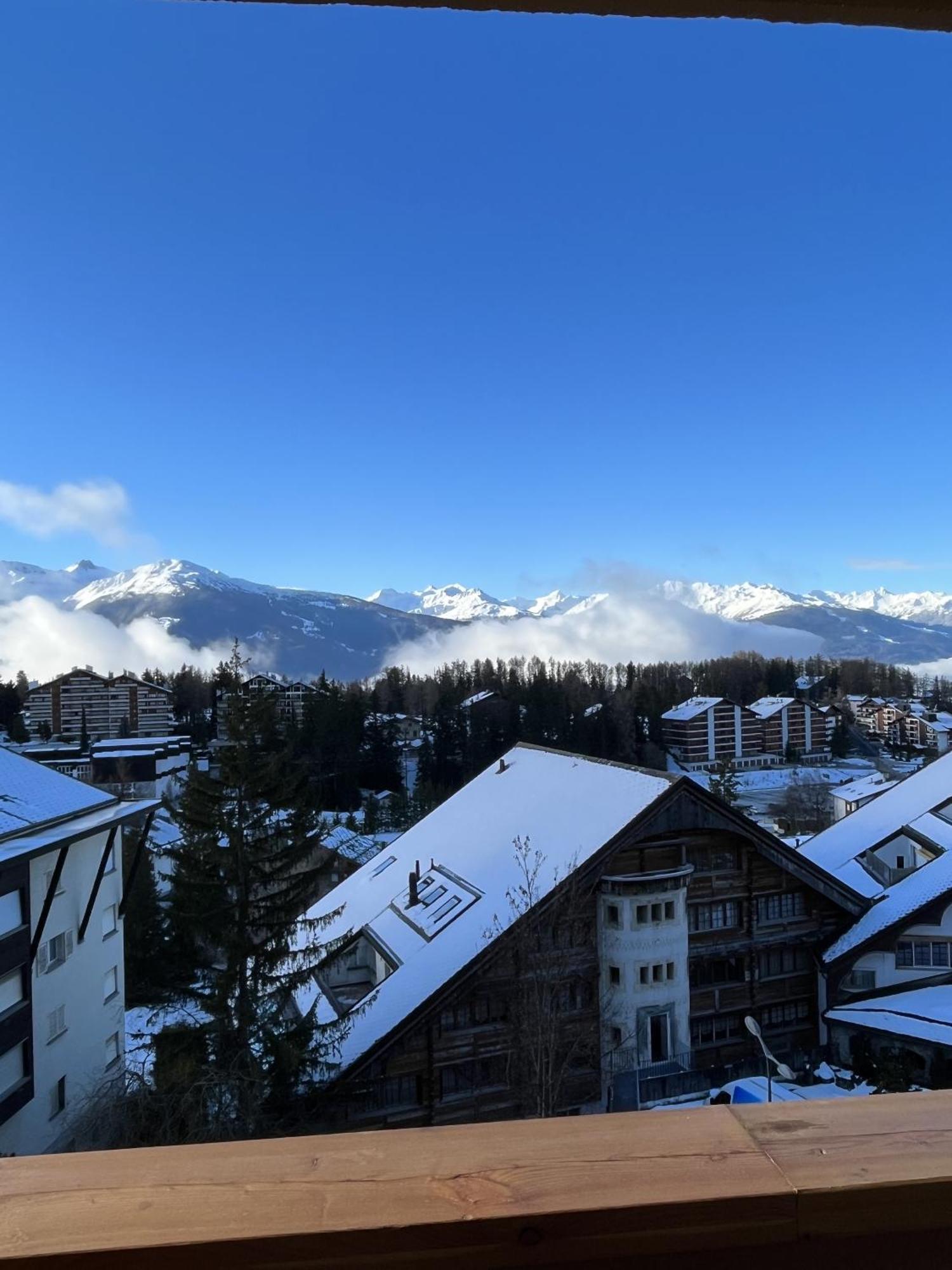 L'Eperon Center Crans Wonderful View Apartment ภายนอก รูปภาพ