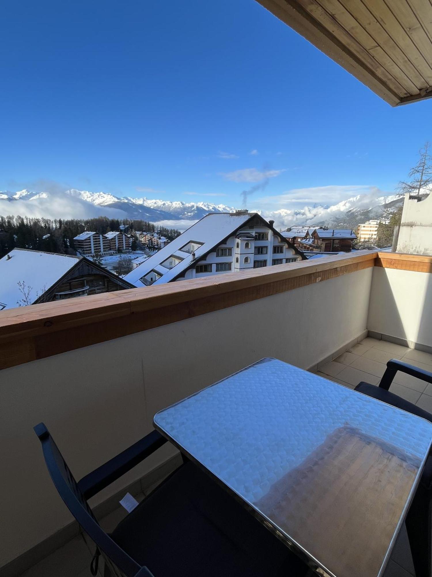 L'Eperon Center Crans Wonderful View Apartment ภายนอก รูปภาพ