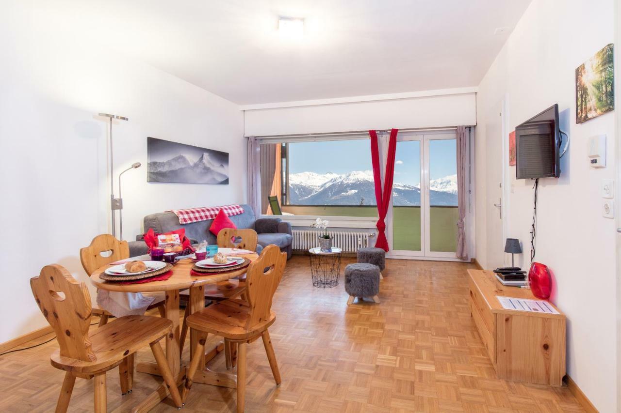 L'Eperon Center Crans Wonderful View Apartment ภายนอก รูปภาพ
