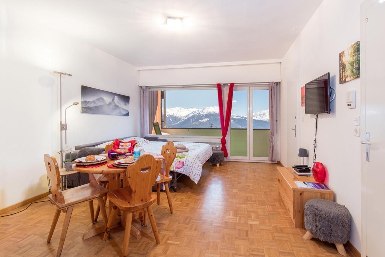 L'Eperon Center Crans Wonderful View Apartment ภายนอก รูปภาพ